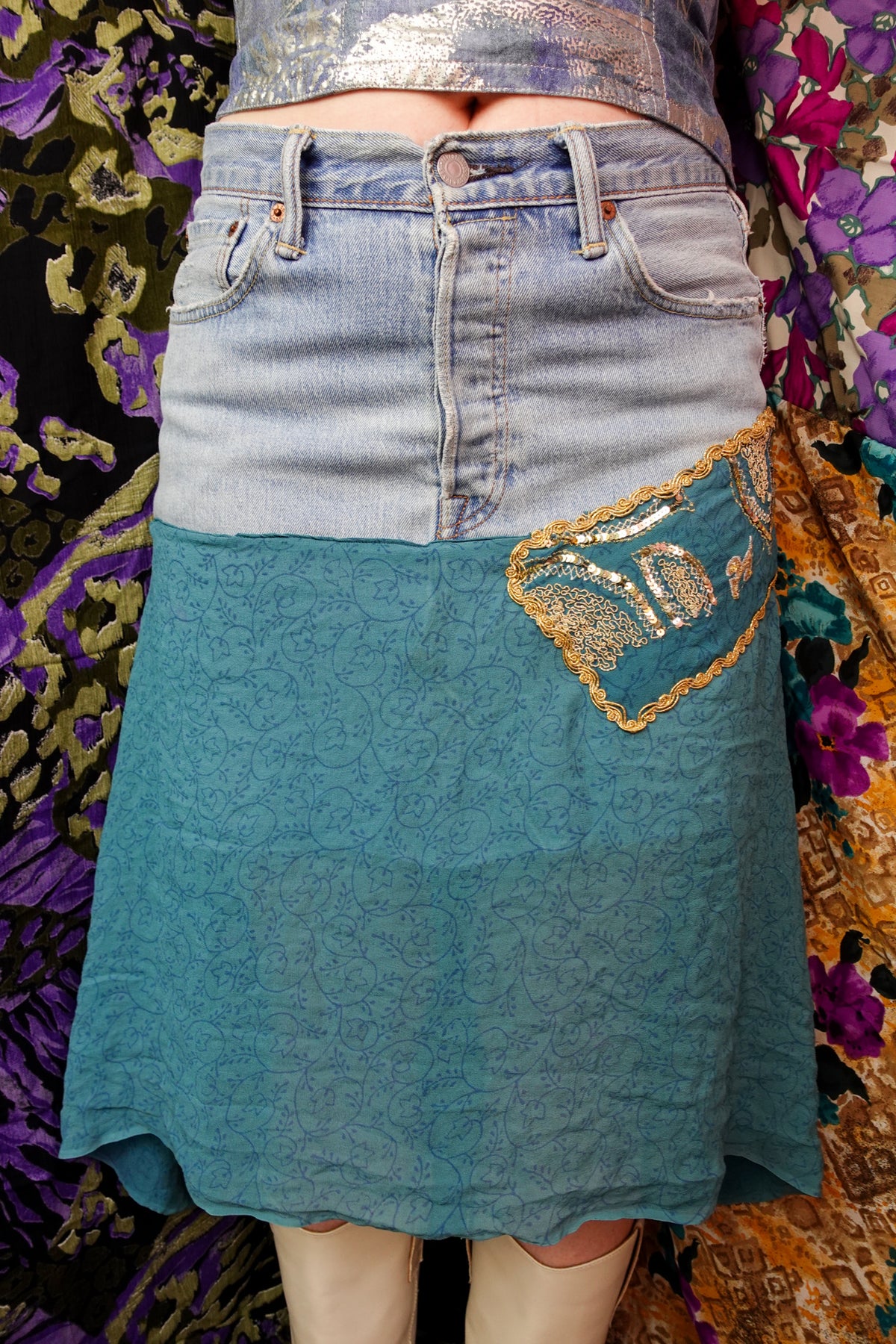 my boho Levi’s jeans babe