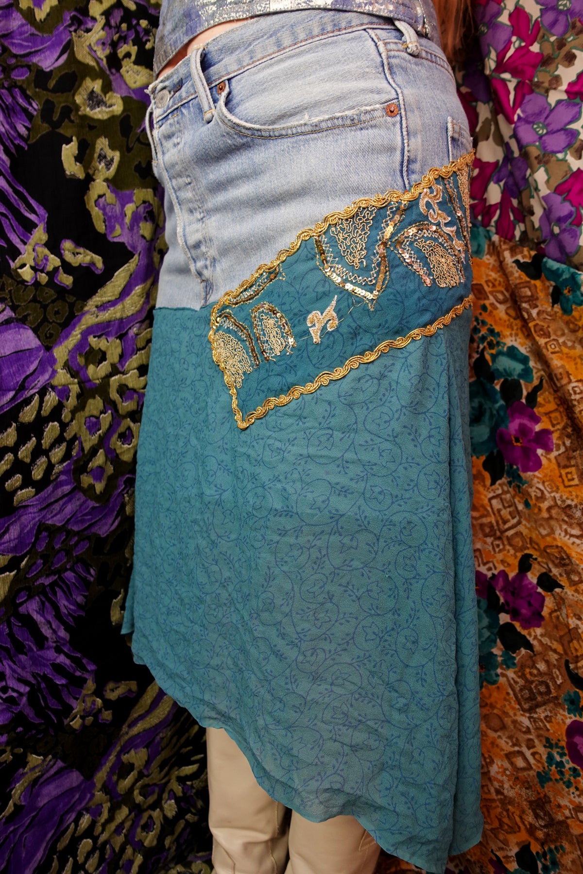 my boho Levi’s jeans babe
