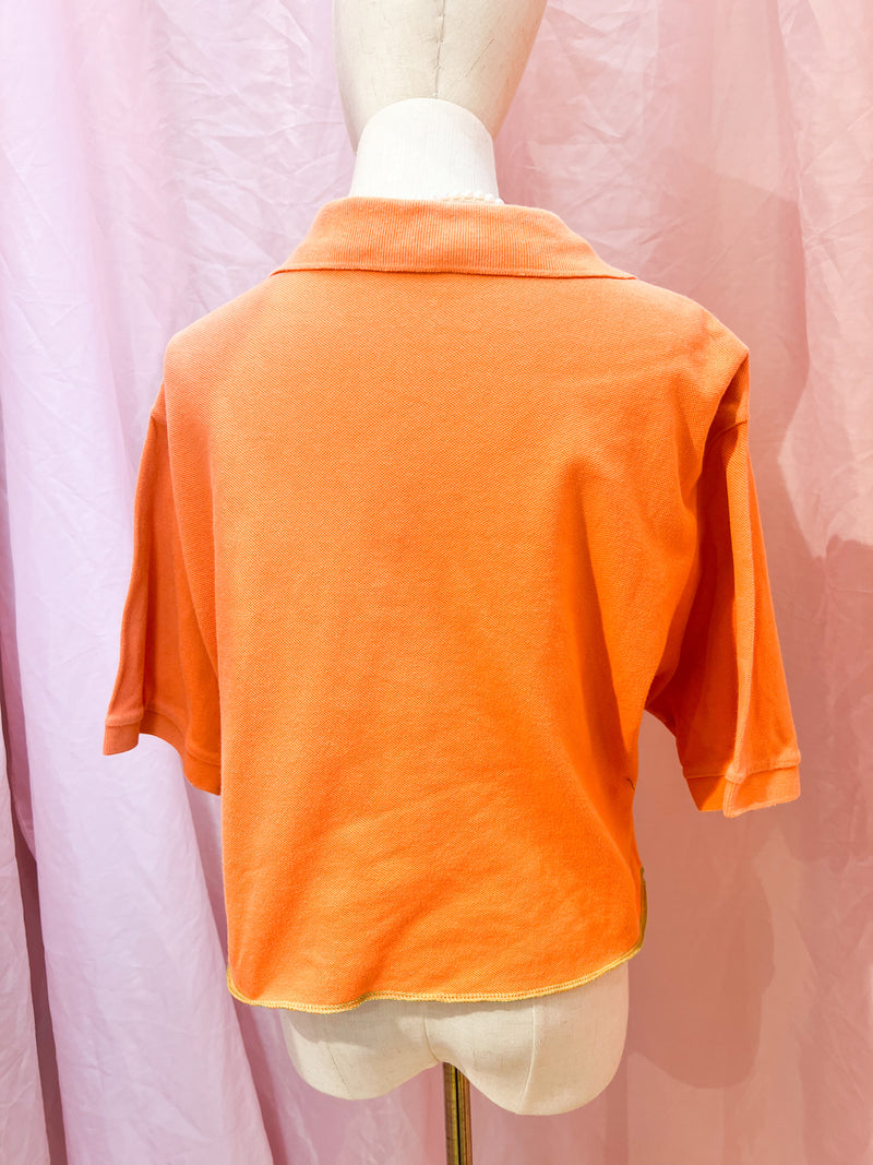 upcyling Kappa Poloshirt orange