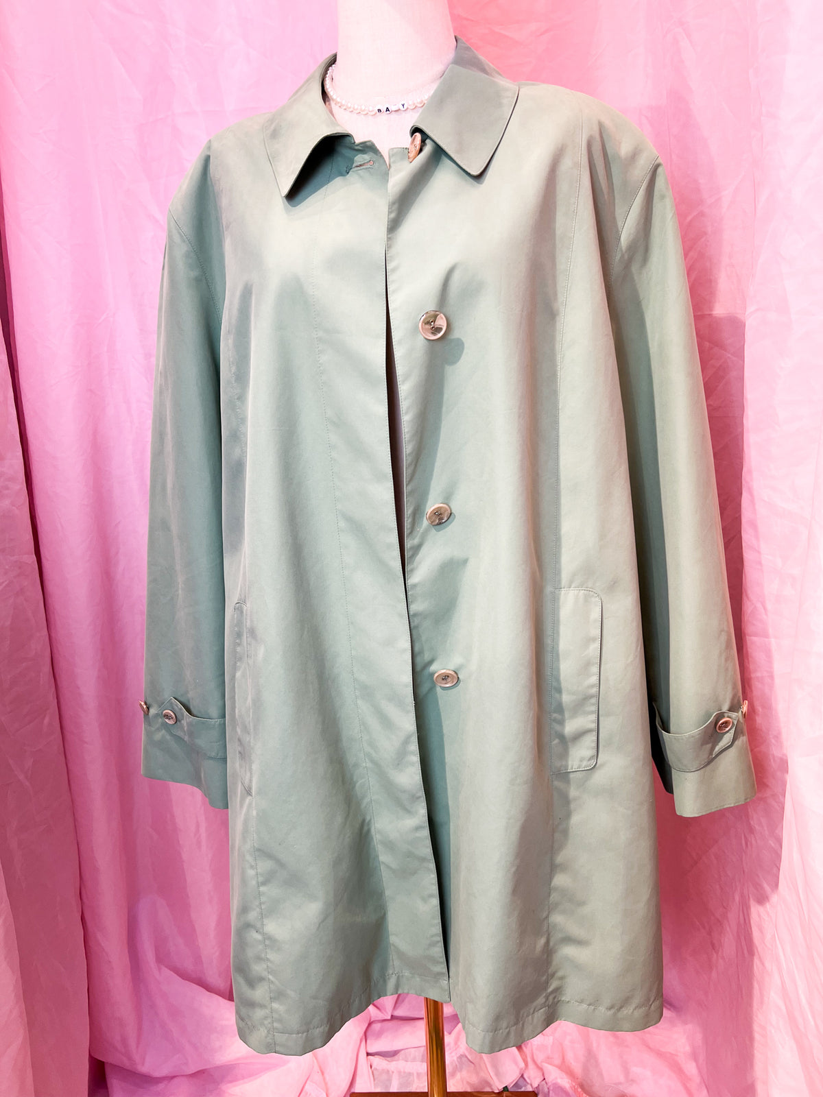 my cotton candy Trenchcoat