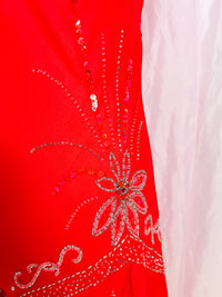 wearing my red dress