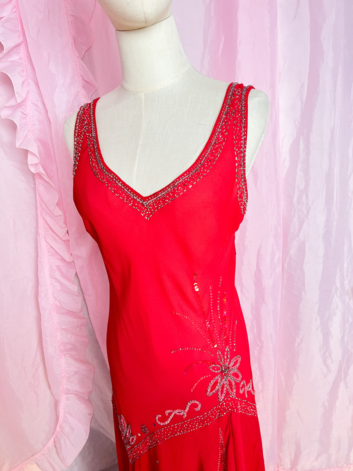 wearing my red dress