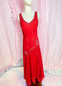 wearing my red dress