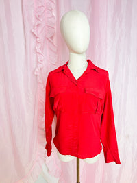 the perfect red blouse
