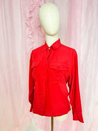 the perfect red blouse