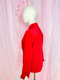 the perfect red blouse