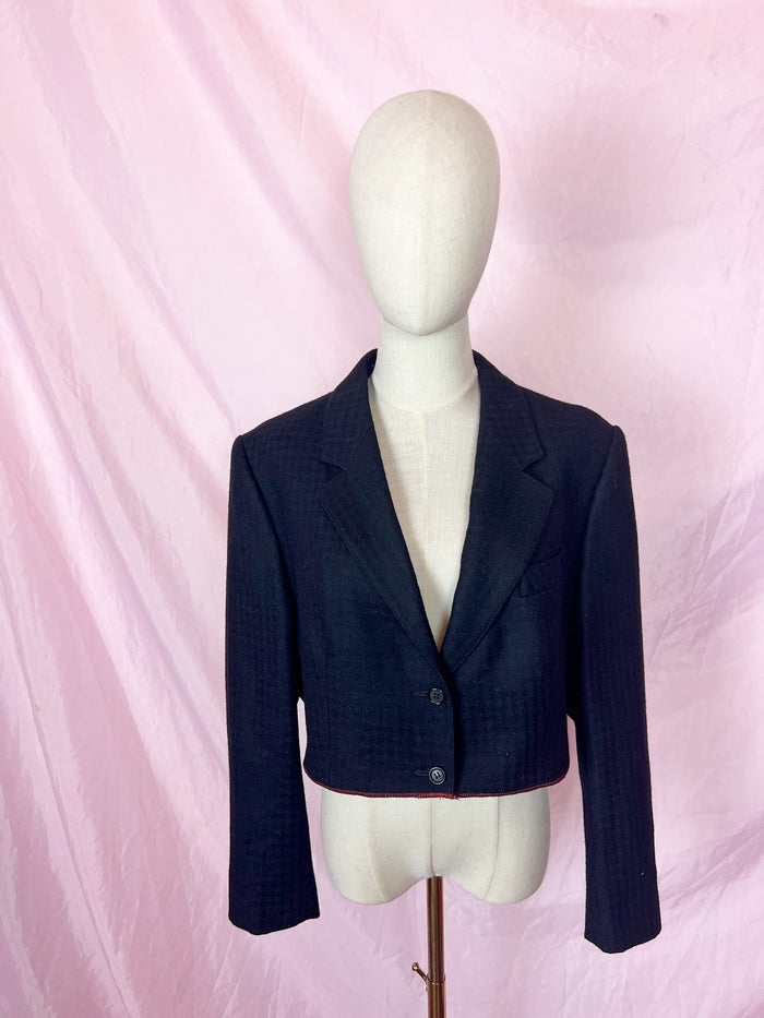 black in black Blazer