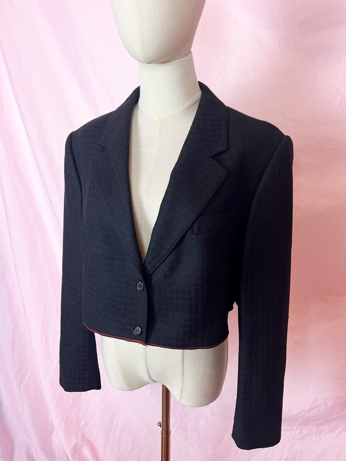 black in black Blazer