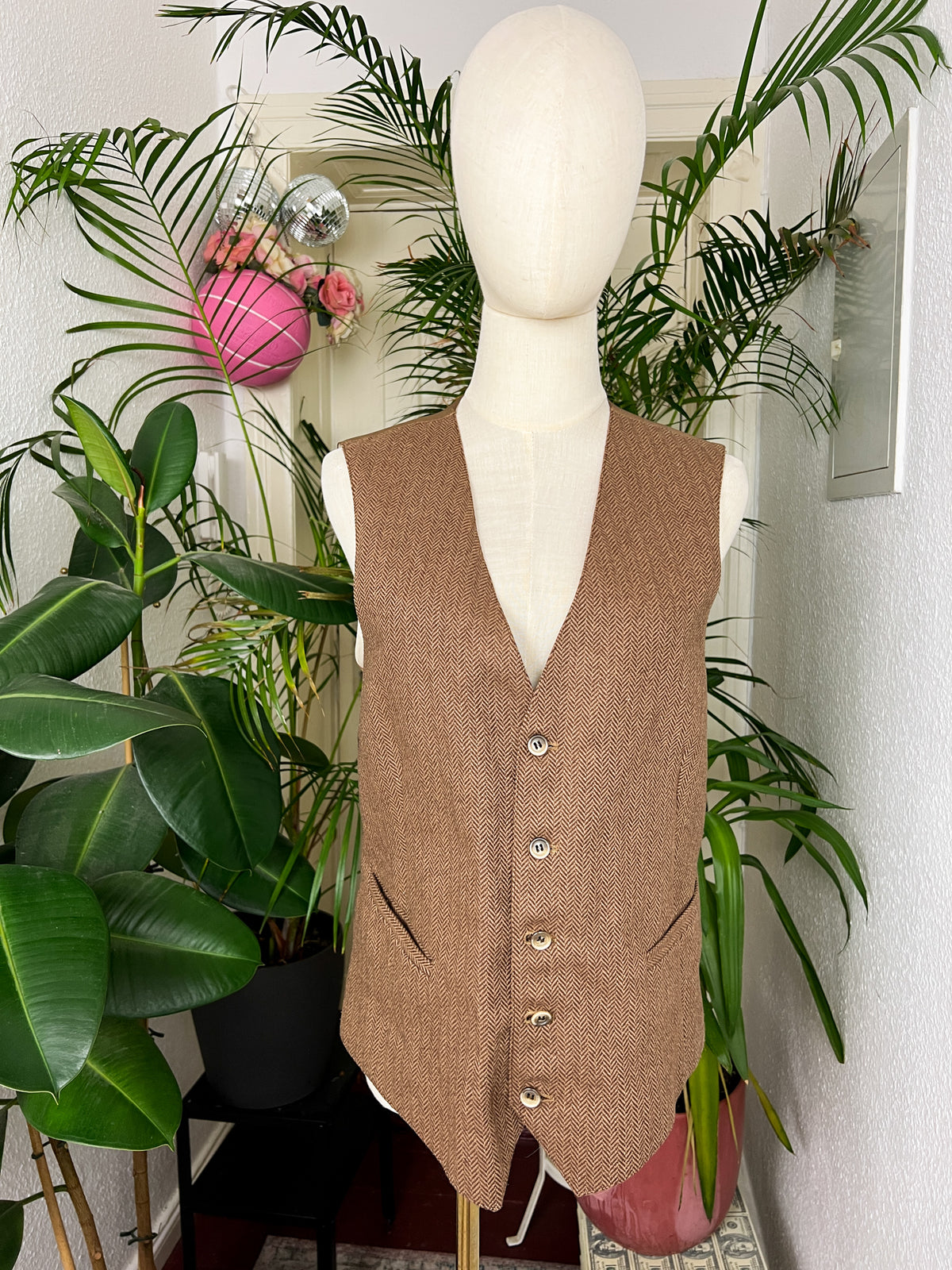 my brown cool gurl vest