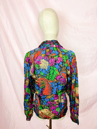 my dark flower power bluse