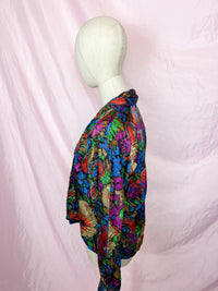 my dark flower power bluse