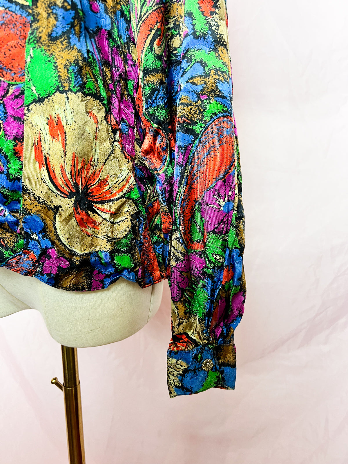my dark flower power bluse