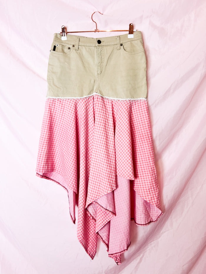 my upcycling Moschino summer skirt