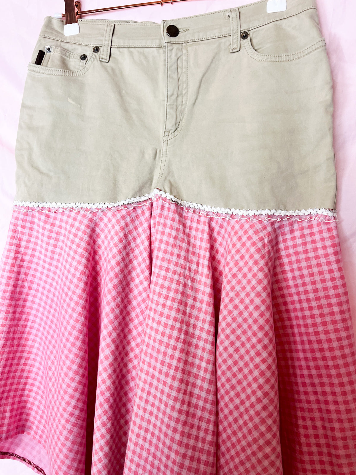my upcycling Moschino summer skirt