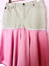 my upcycling Moschino summer skirt