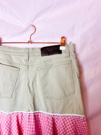my upcycling Moschino summer skirt