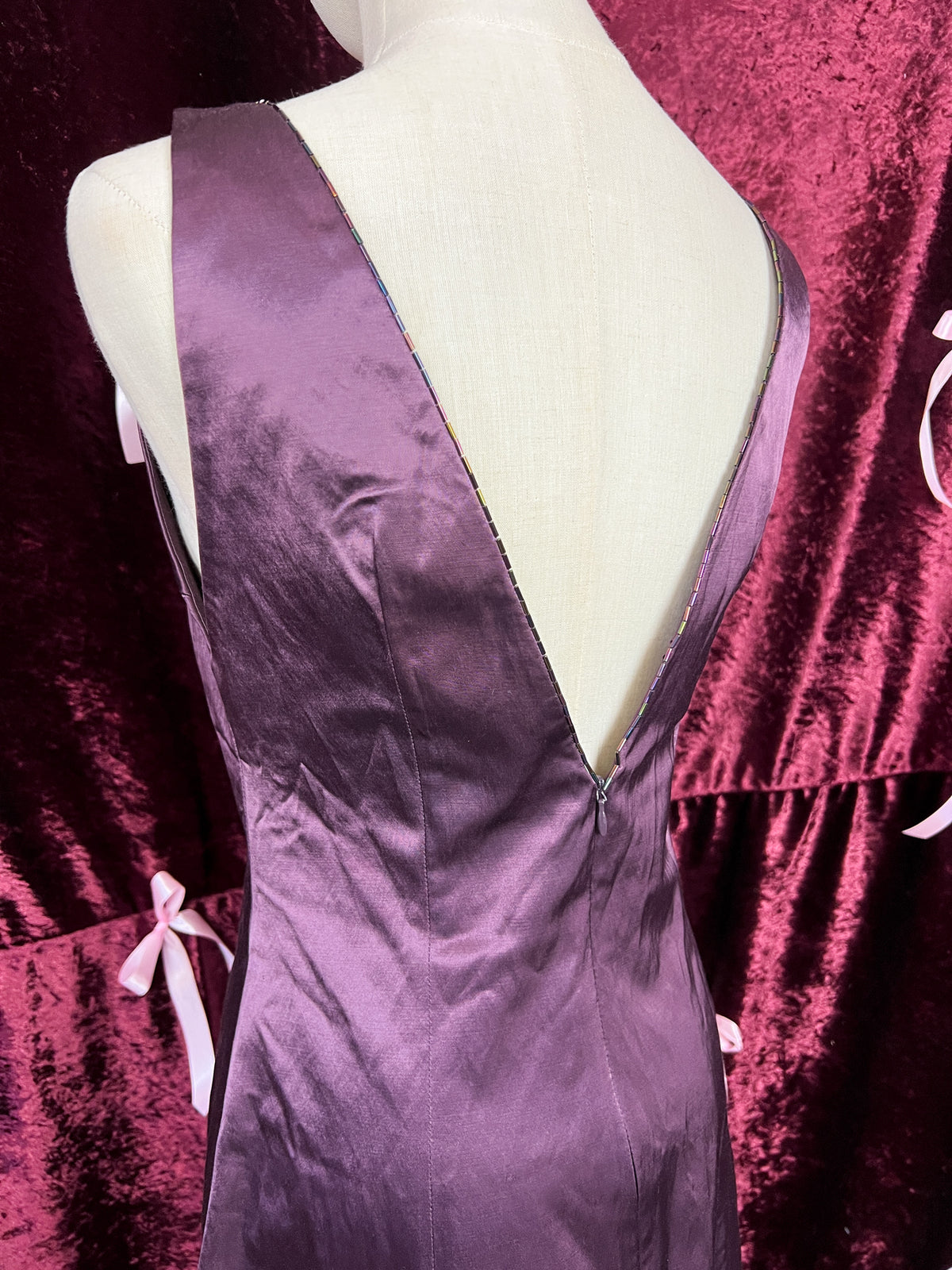 the plum dress
