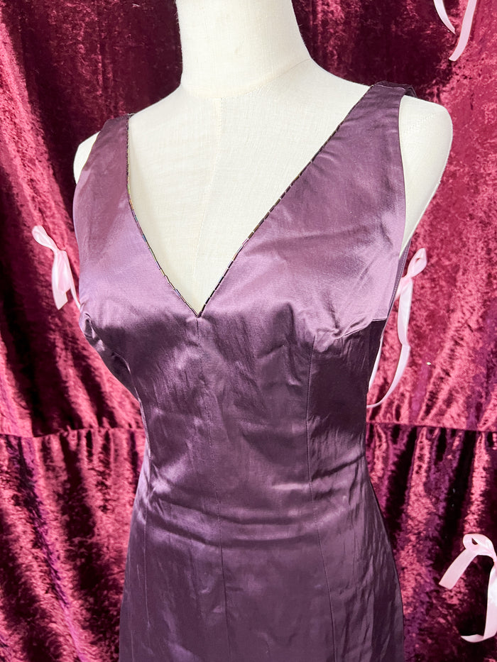 the plum dress