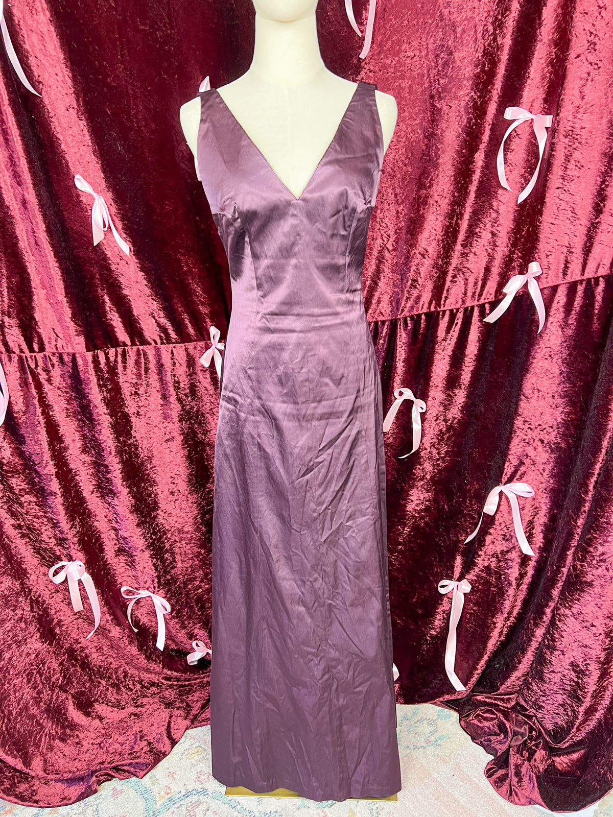 the plum dress