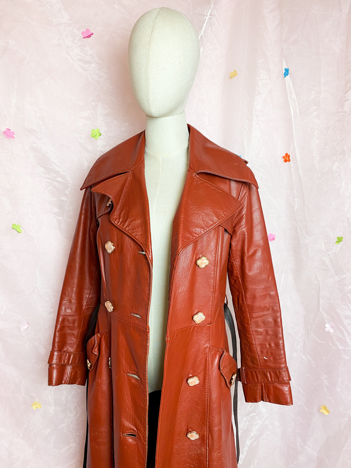 Leather Coat Roter Leder Mantel My 60 Ties Dream Leather Coat