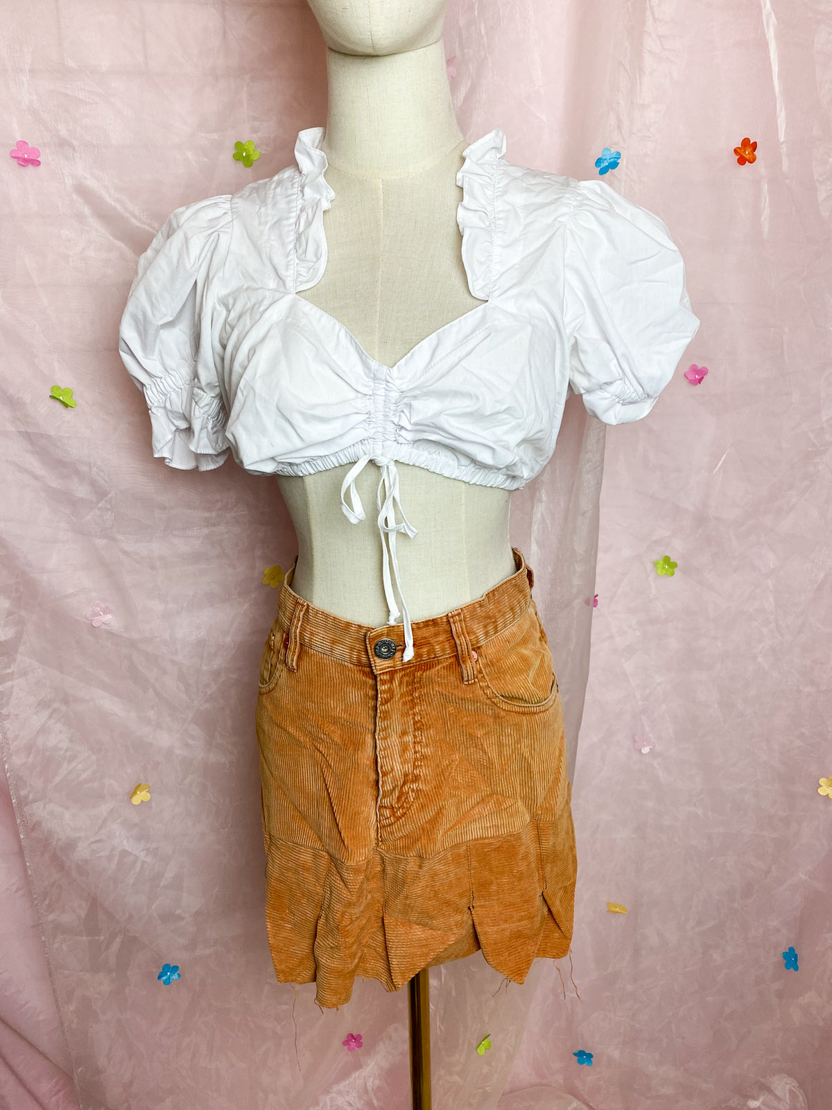 my upcycled 60ties school gurl dream skirt