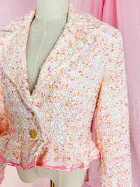 bonbon pink blazer