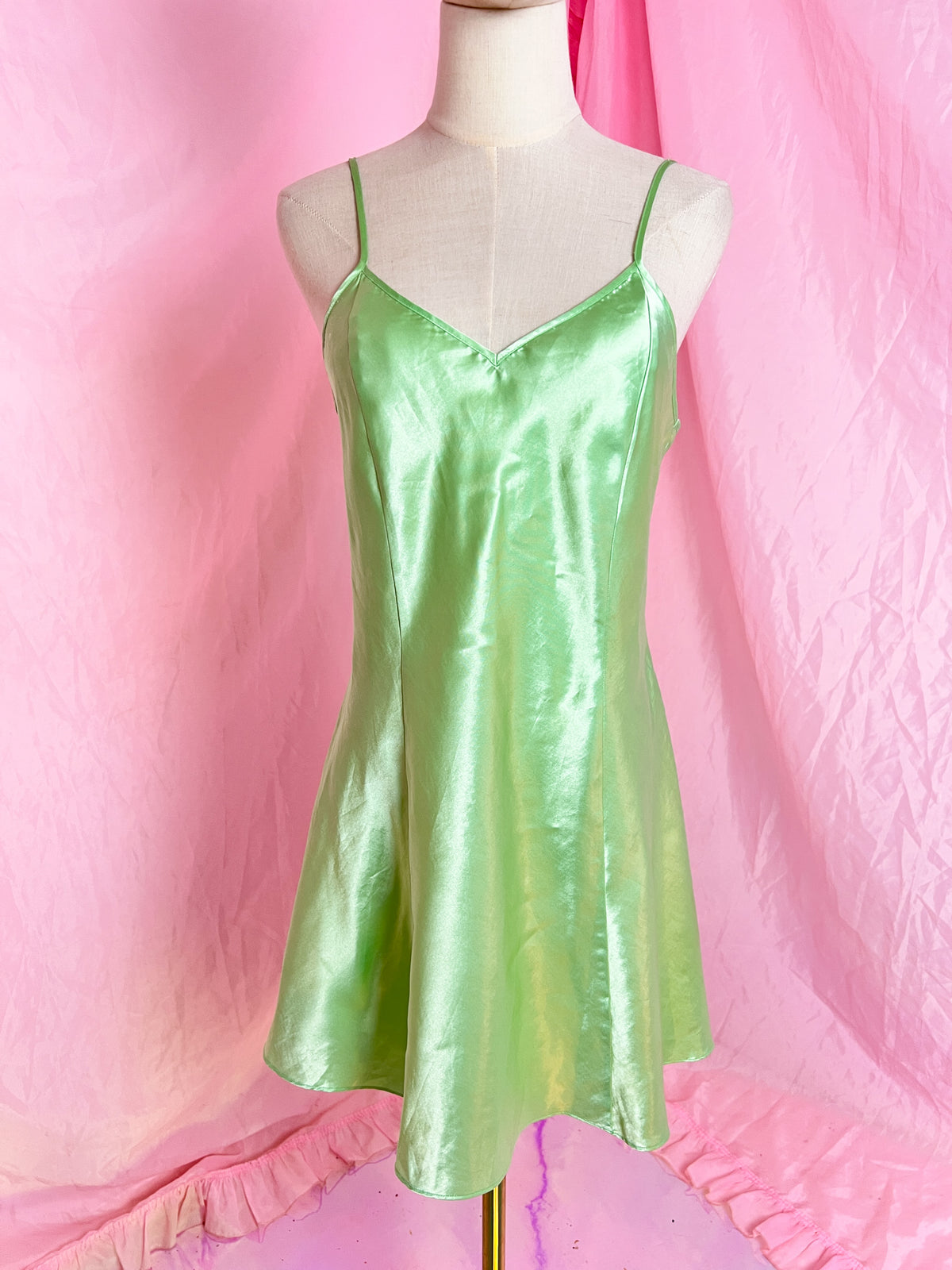 my green apple vintage dress
