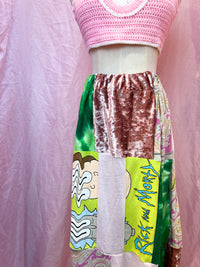 pink like gras R&M upcycling skirt