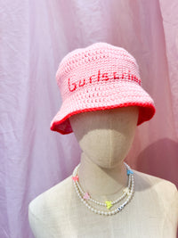 pink/red Gurlscrime bucket hat