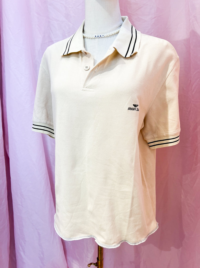 upcycling Armani Poloshirt