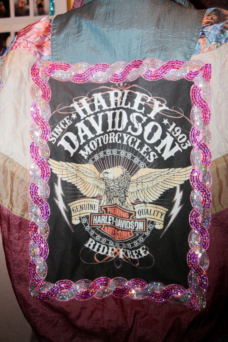 I marry my boy on his harley