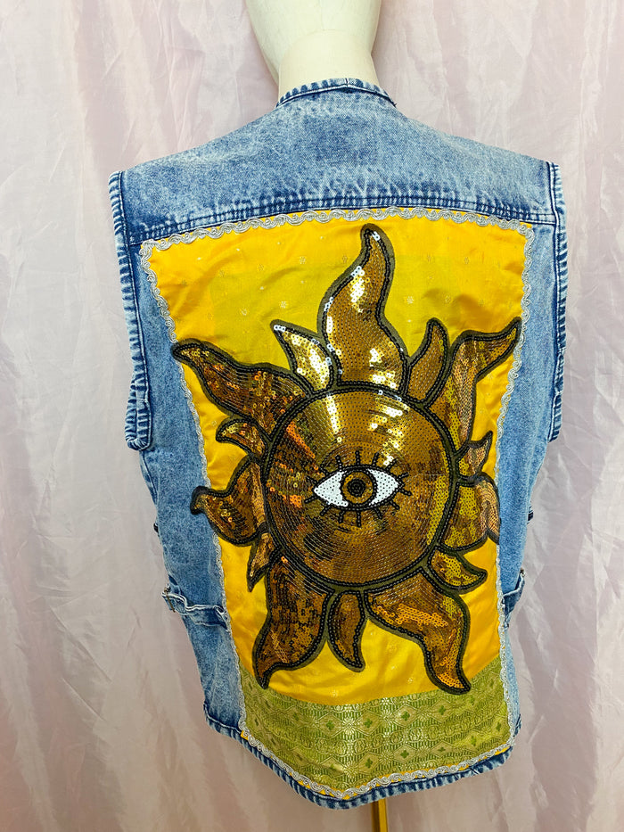 my trucker super sun jeans vest