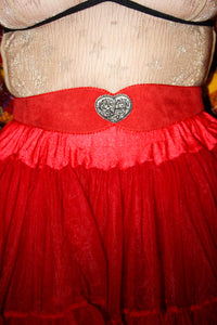 Red heart lover belt