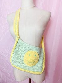 lemon cheesecake crochet bag
