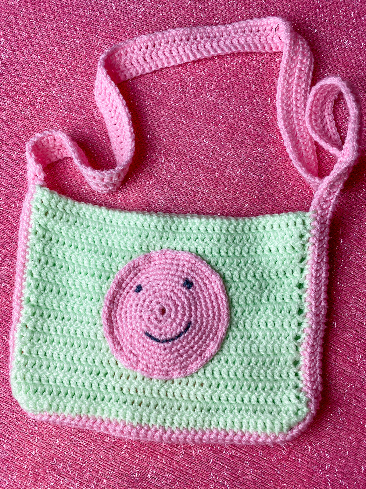 my pink and green crochet dream