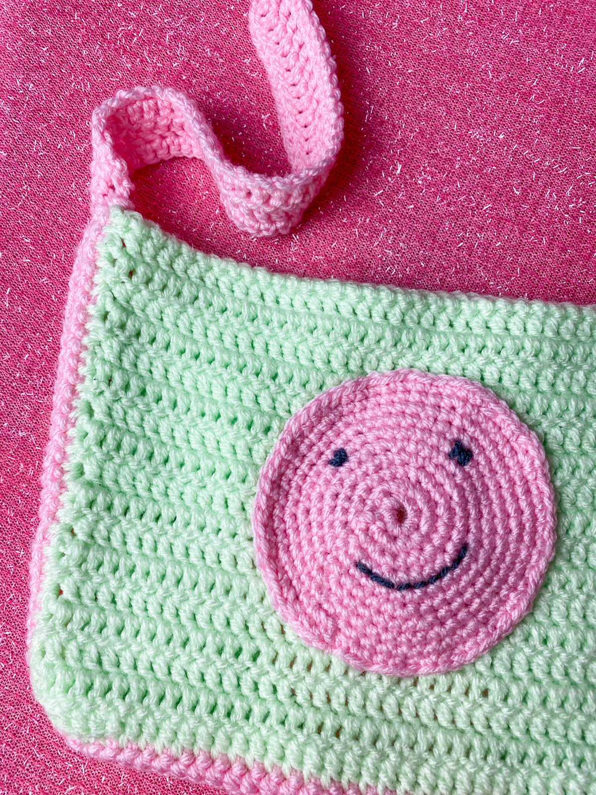 my pink and green crochet dream